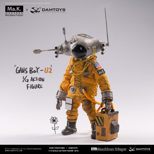 CS018 Damtoys x Kow Yokoyama GansBoy-U2 1/12  action figure