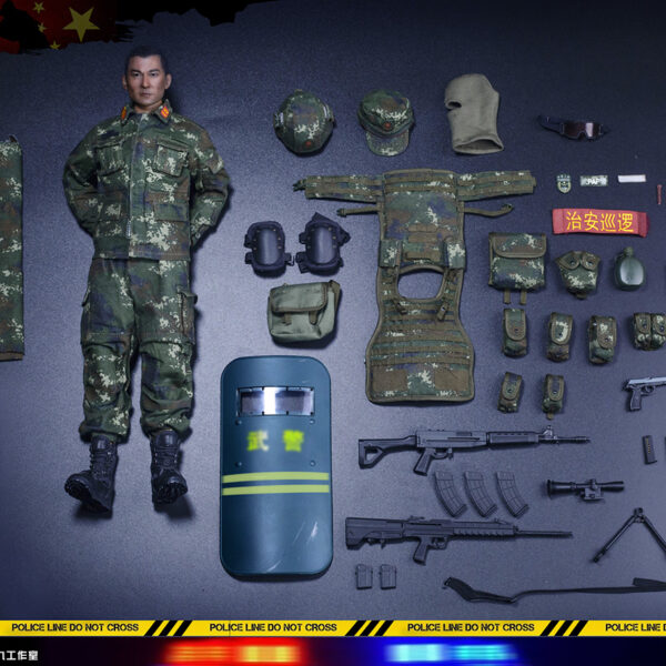FS-73028 FLAGSET 1/6  Chinese People's Armed Police Force