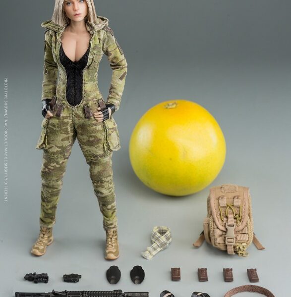 VCF-3004  VERYCOOL Palm Treasure Series 1/12 MC Camouflage Women Soldier- Villa