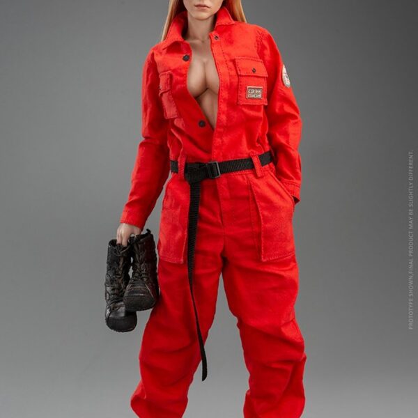 VCL-1004A Very Cool Female Work-Wear in Tangerine Set