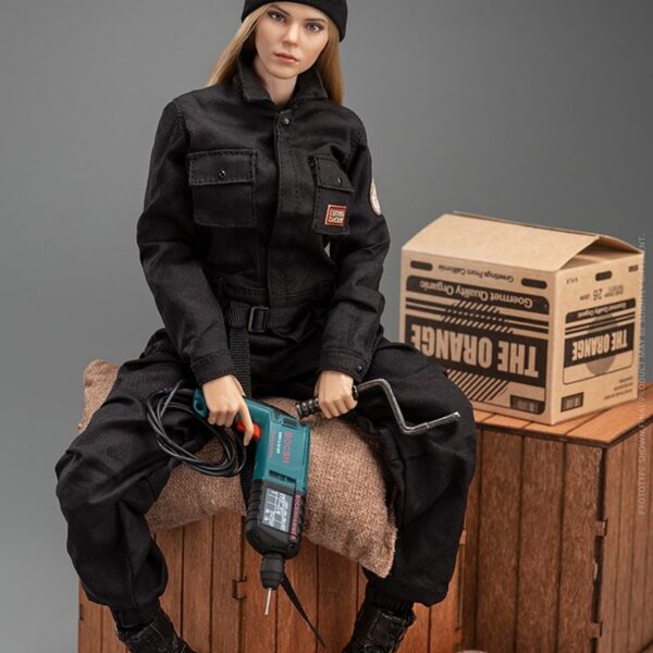 VCL-1004C Very Cool Female Work-Wear in Black Set