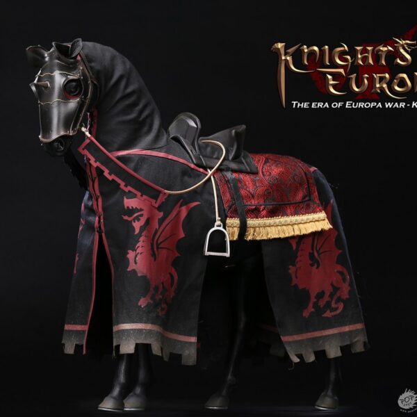 ALS007 POP Toys The Era of Europa War Black Knight Armor Horse