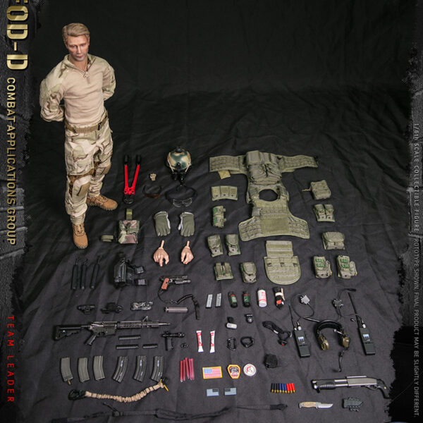DAM78077 DAM Toys 1/6 1st SFOD-D Combat Applications Group Team Leader