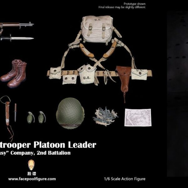 FP-002 Facepoolfigure 1/6 US Paratrooper PlatoonLeader "Easy" Company Regular