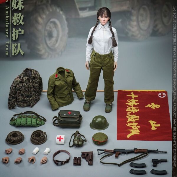 FS-73032 FLAGSET 1/6 1987 Counterattack Against Vietnam Female Figure