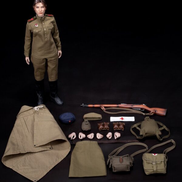 AL-100032 Alert Line WWII Female Soviet WWII Medical Soldier
