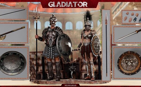 HH18018 HH model X HaoYu Toys 1/6 Empire Legion-Empire Gladiator,Imperial Female Warrior Set of Black