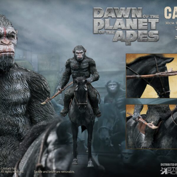 SA9017 Star Ace 30cm Soft Vinyl Series Caesar (Spear) – Dawn of the Planet of the Apes
