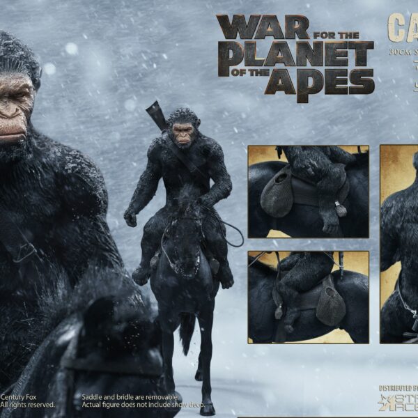 SA9018 Star Ace 30cm Soft Vinyl Series Caesar (Rifle) – War of the Planet of the Apes