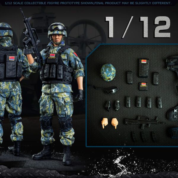 FS-73035 FLAGSET 1/12 Chinese Marine Corps Figure