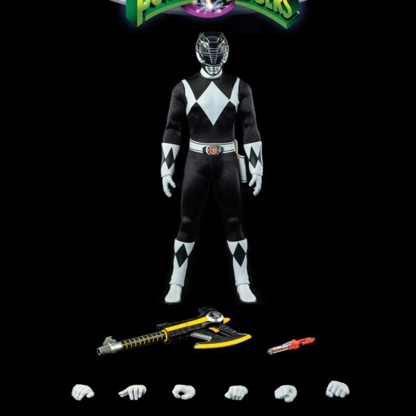 3Z0197 Threezero Mighty Morphin Power Rangers Black 1/6 Figure