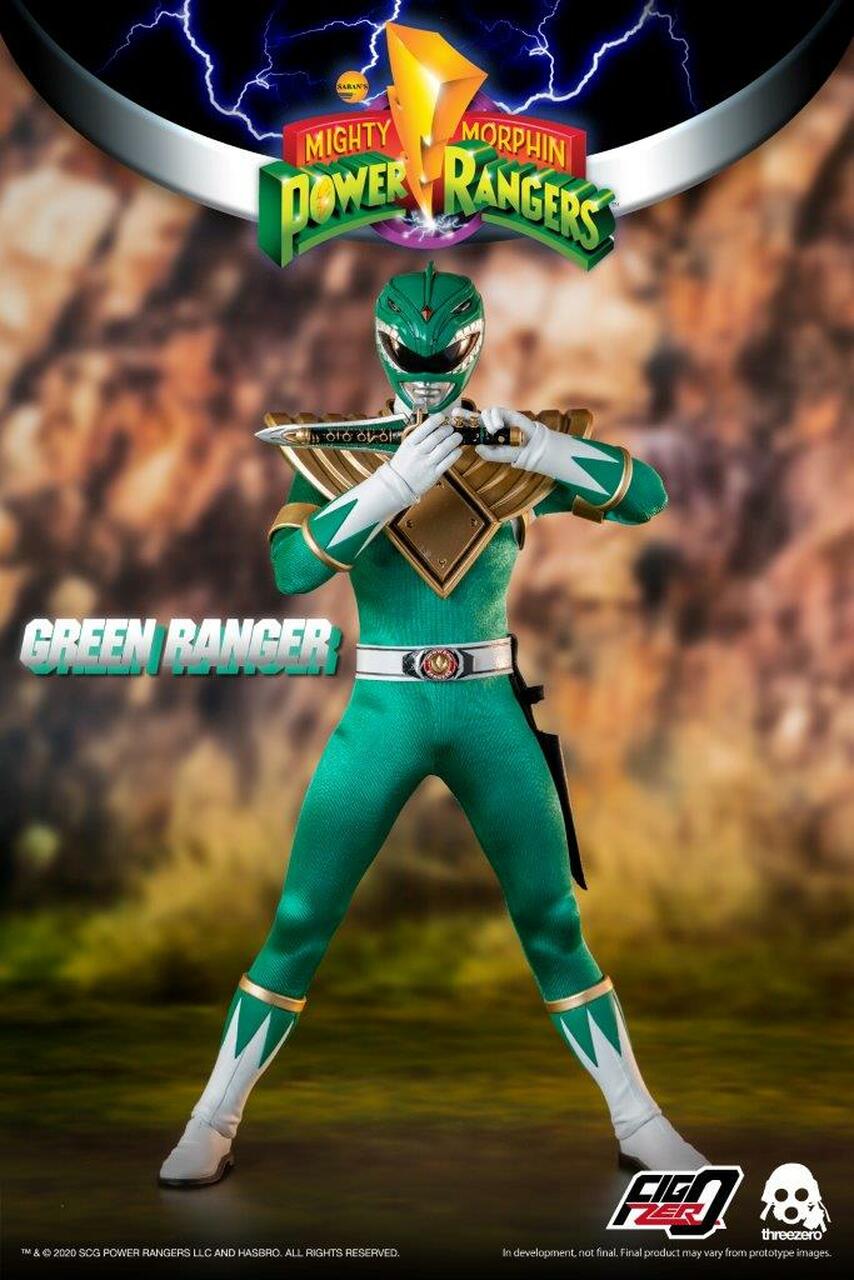 3Z0200 Threezero Mighty Morphin Power Rangers Green 1/6 Figure ...