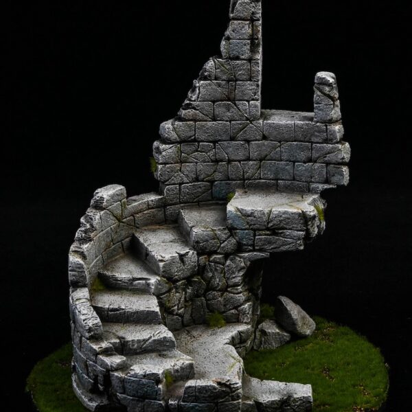 TW-2038 TWTOYS 1:12 Scale Castle Ruin Diorama Base