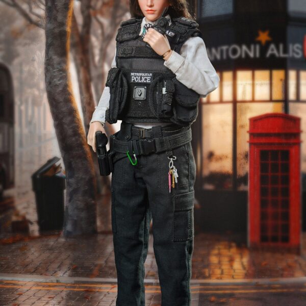 MMS9007B MODELING MILITARY SERIES : BRITISH METROPOLITAN FEMALE POLICE SERVICE - ARMED POLICE OFFICER "KATIE"