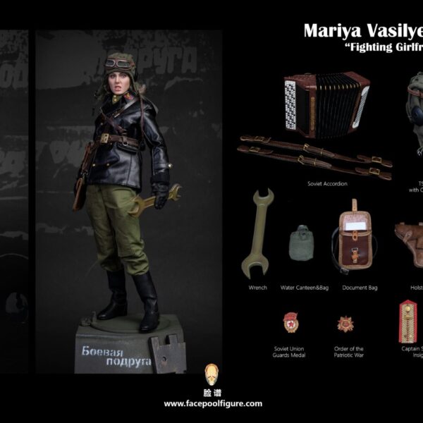 FP-005B Facepool figure 1:6 Soviet Tank Driver "Mariya Oktyabrskaya" Special Edition