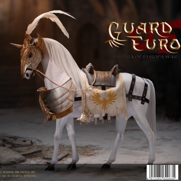 POP-ALS012 POP Toys 1/6 Eagle Knight Guard Silver Armor Horse