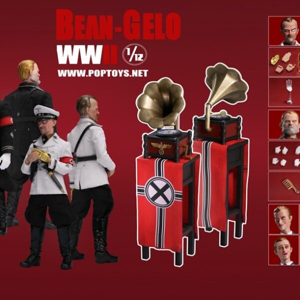 POPTOYS BGS016 1/12 Bean-Gelo Series Narcissist & Elegant man & Iron hand & Brass gramophone