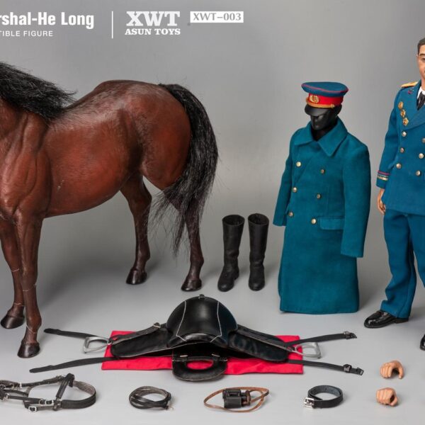 XWT-003 ASUN TOYS Action Figure 1/6 Soldiers China's Top Ten Marshals Series: He Long