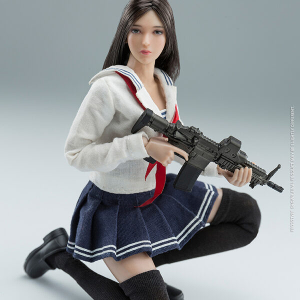 VCF-3001 Very Cool 1:12 Campus Gun Girl Action Figure Set