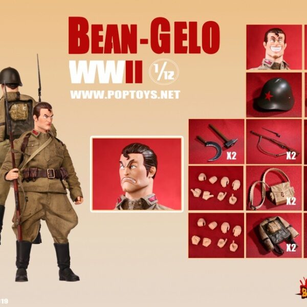 POP-BGS019 POPTOYS 1/12 Socialist Soldiers Pair set