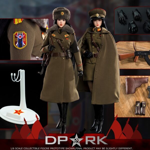 FS-73040 FLAGSET 1/6 DPRK North Korea Female Officer Kim Figure