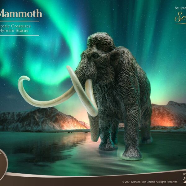SA5001 Star Ace “WONDER WILD" series 28cm Polyresin Statue - Wolly Mammoth