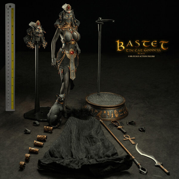 PL2021-181A TBLeague 1/6 Bastet The Cat Ancient Egyptian Goddess Black