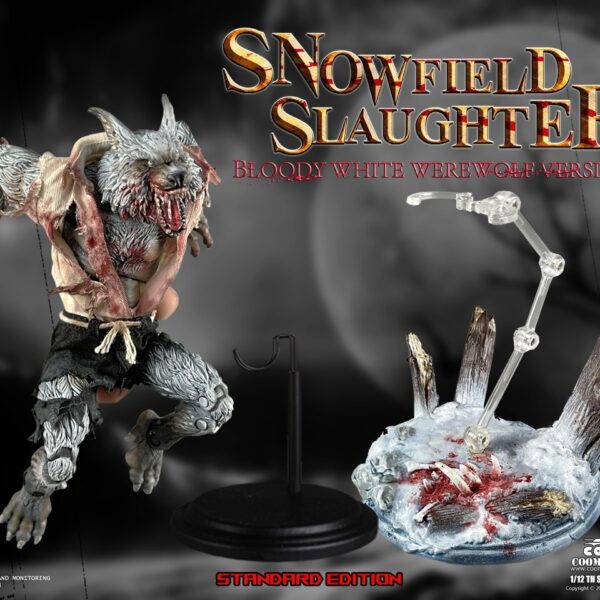 COO-PM004 COO Model 1/12 Palmtop Monsters Snowfield Slaughter Bloody White Werewolf Deluxe Version