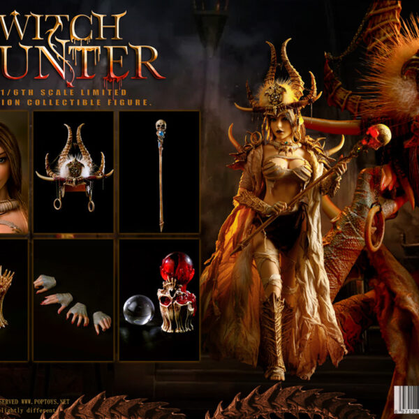 POP-WH001 POP Toys 1/6 Bloody Shaman Aphaia White Shaman Figure