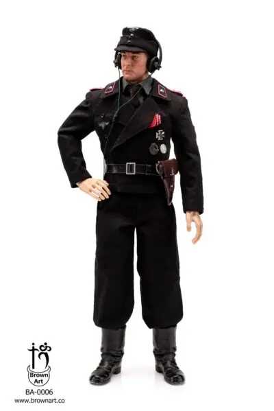 BA-0006BD BrownArt The panzer commander of German of WWII ( black