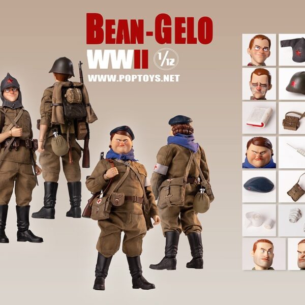 POP-BGS023  POPTOYS 1/12 Bean-Gelo Series Sniper Zhuang/Fat Sister/Anton