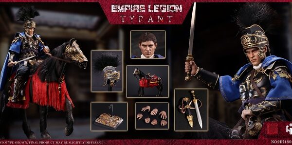 HH18041 HH model X HaoYu Toys Imperial Legion-Tyrant Black Gold and Horse Set