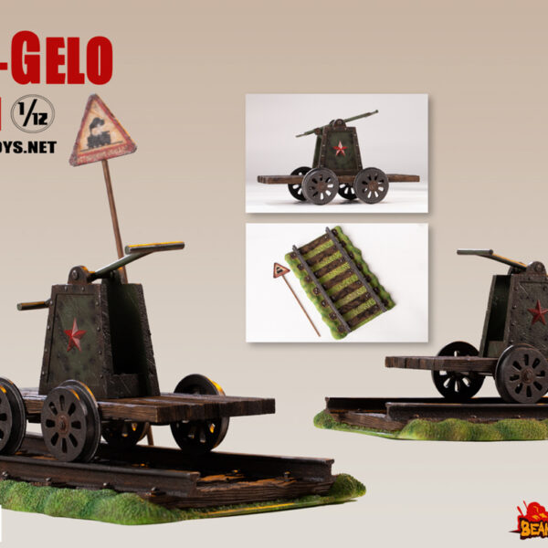 POP-SPS001 POP Toys 1/12 Props Series Rail Car Rail Scene