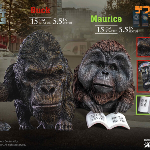 SA6049 Star Ace DF Buck (Twin Pack ver. ) 15cm Statue (Rise of The Planet of the Apes, 2011)