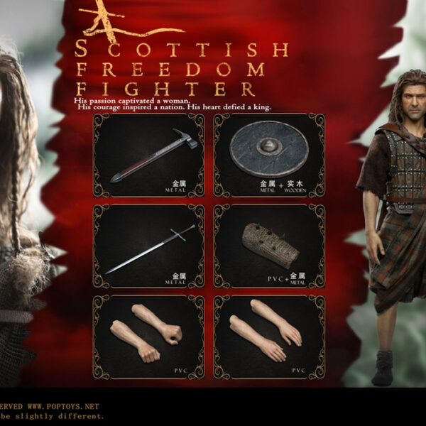 POP-EX038 Pop Toys 1/6 Scottish Freedom Fighter Standard Version Figure