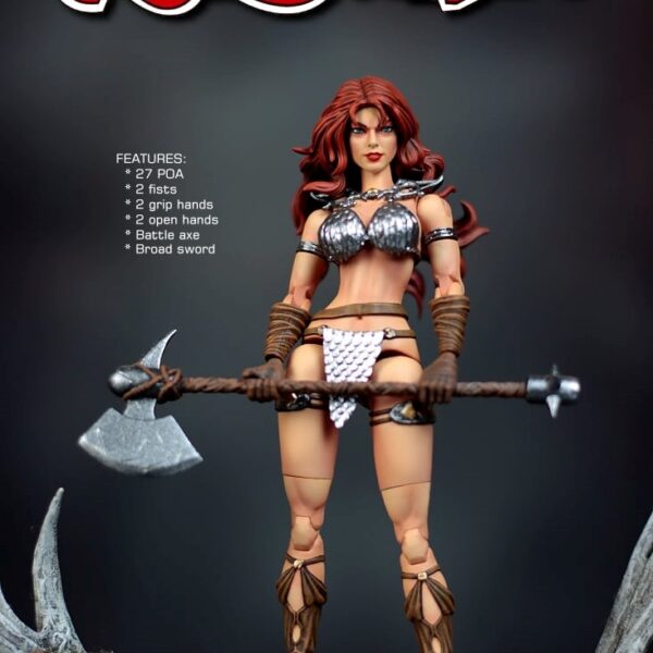 ERLCRS01 Executive Replicas 1/12 RED SONJA ACTION FIGURE