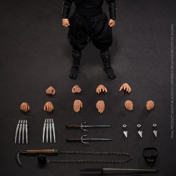 VT-SN001 VTOYS X 6INCH 1:12 Shadow Ninja Black Figure