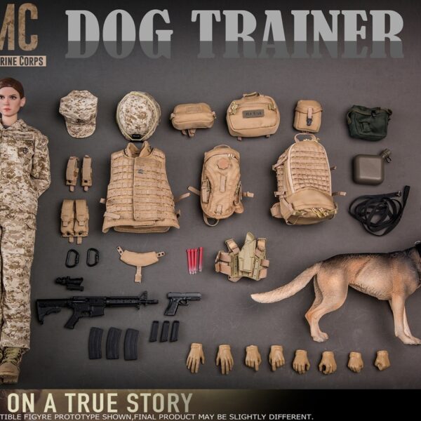 FS-73042 FLAGSET 1/6 US Military Dog Trainer Female Figure