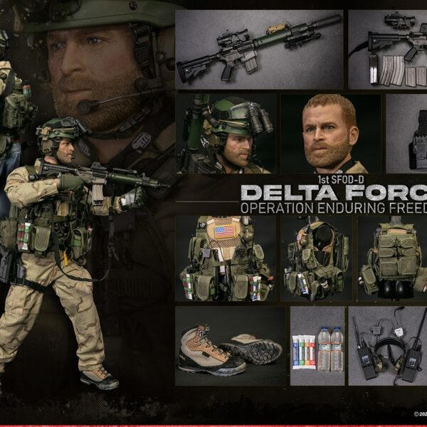DAM78091 DAM Toys DELTA FORCE 1st SFOD-D Operation Enduring Freedom 1/6 Figure