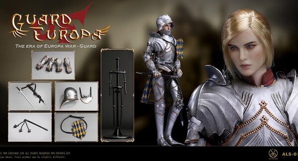 POP-ALS016 POP Toys 1/6 Gothic Knight Silver Armor Version