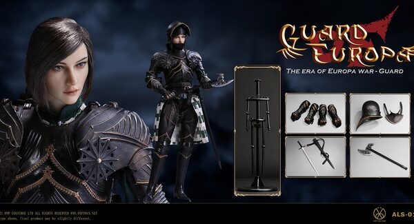 POP-ALS017 POP Toys 1/6 Gothic Knight Black Armor Version