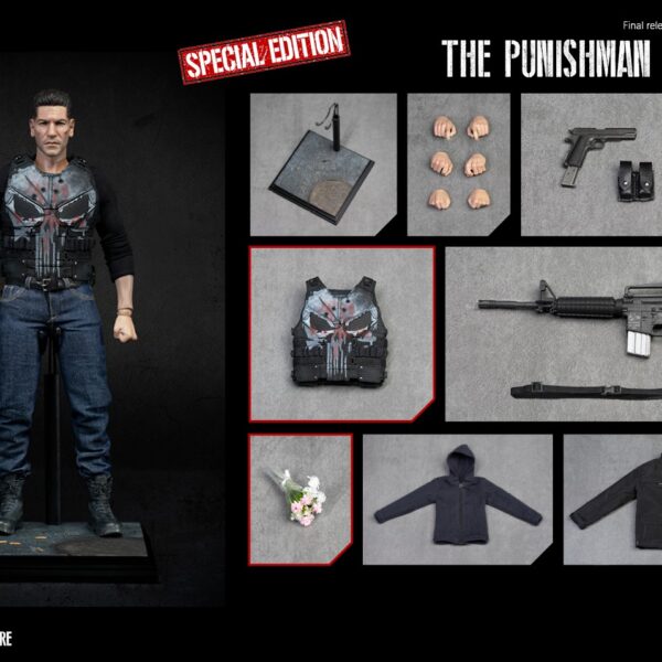 FP008B Hero Toy + Facepool 1/6 The Punishman Frank A and B Versions