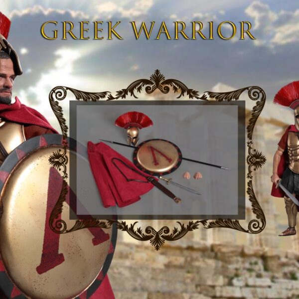 CM-ZH015 CHINA.MODEL 1/6 Greek shield Spearman movable doll