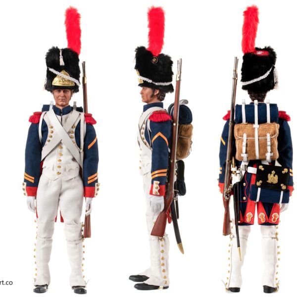 BA-0008 BROWN ART Napoleonic figures CORPORALS of THE FRENCH IMPERIAL GUARD