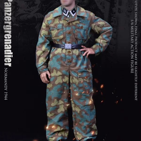 UD-9014 UJINDOU 1/6 Panzergrenadier Normandy 1944 Italian Camouflage Uniform