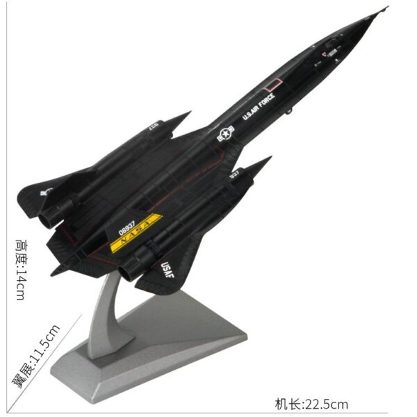 TRB144-SR71A Terebo 1:144 Die Cast Aircraft Model (Blackbird SR-71A reconnaissance aircraft )