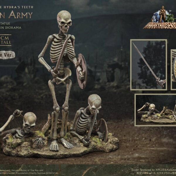 SA9052 Star Ace"SUPERVINYL" series 30cm Statue - Ray Harryhausen Skeleton Army (Deluxe version) – Limited Edition