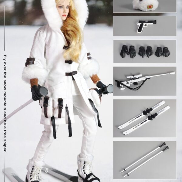 BBK018 BBK Toys 1/6 Scale Female Snow Sniper Figure