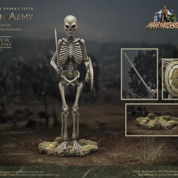 SA9051 Star Ace "SUPERVINYL" series 30cm Statue - Ray Harryhausen Skeleton Army (Normal version)