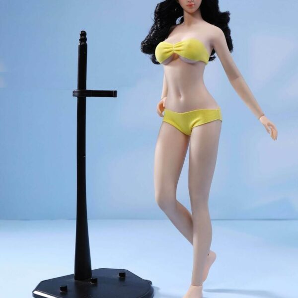 PHMB2022-S48 TBLeague Phicen 1:6 Medium Breasts Seamless Pale Body with Head & Attached Feet